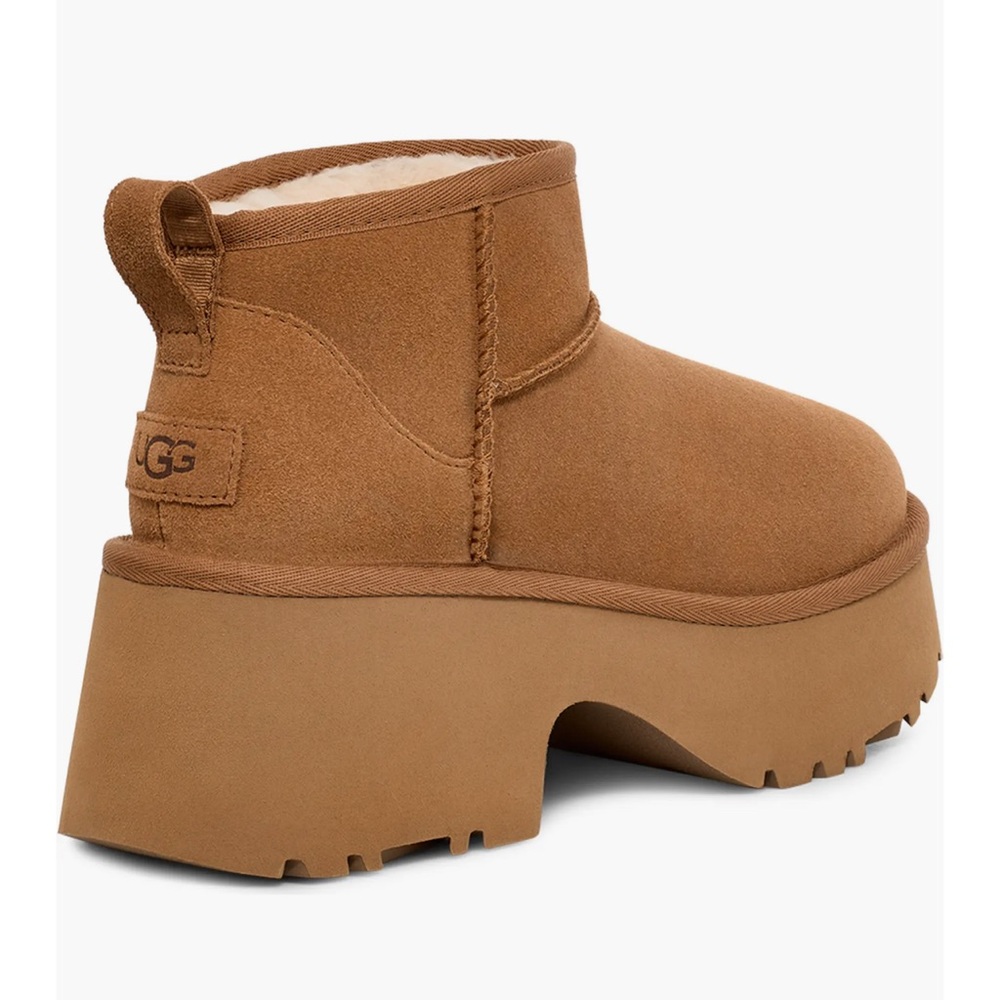 UGG platform Brown Ankle Boots